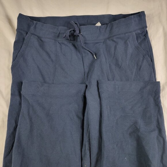 LL Bean Mens Large Blue Sweatpants Winter Warm Casual Outdoors Loungewear - Picture 4 of 11